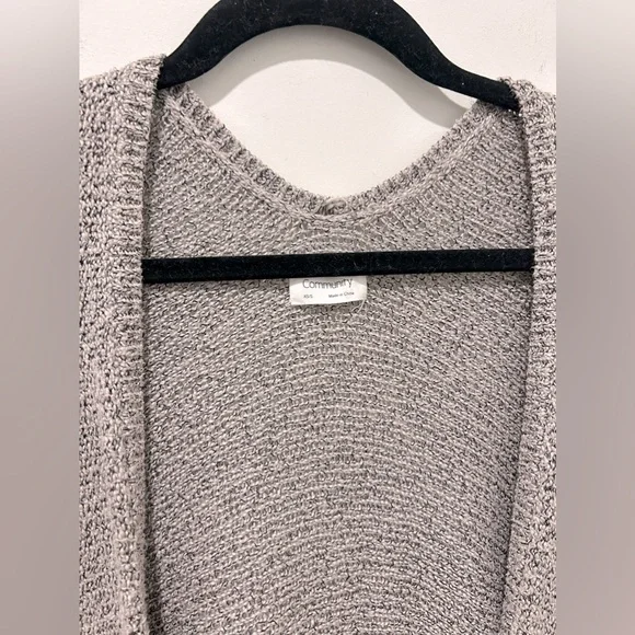 Aritzia Community Iconic Cape Oversized Cotton Blend Knitted Cardigan size XS/S - Picture 3 of 8